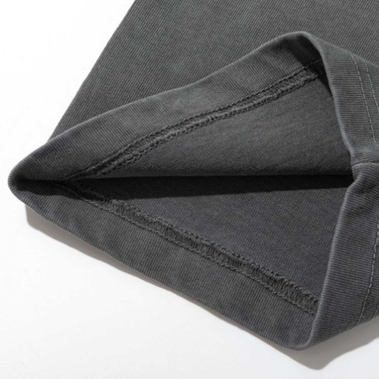 "The OG" (Dark Gray & Black) Classic Wash T-Shirt - 280 GSM