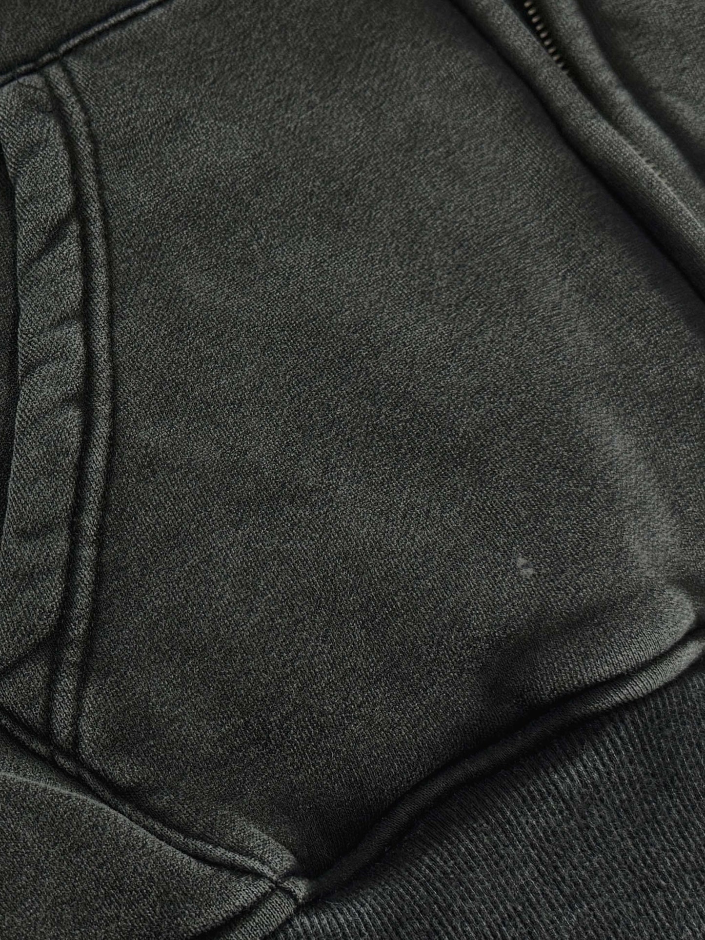 "The OG - Zip" Streetwear Acid Washed Zip Fleece Hoodie Jacket - 360 GMS