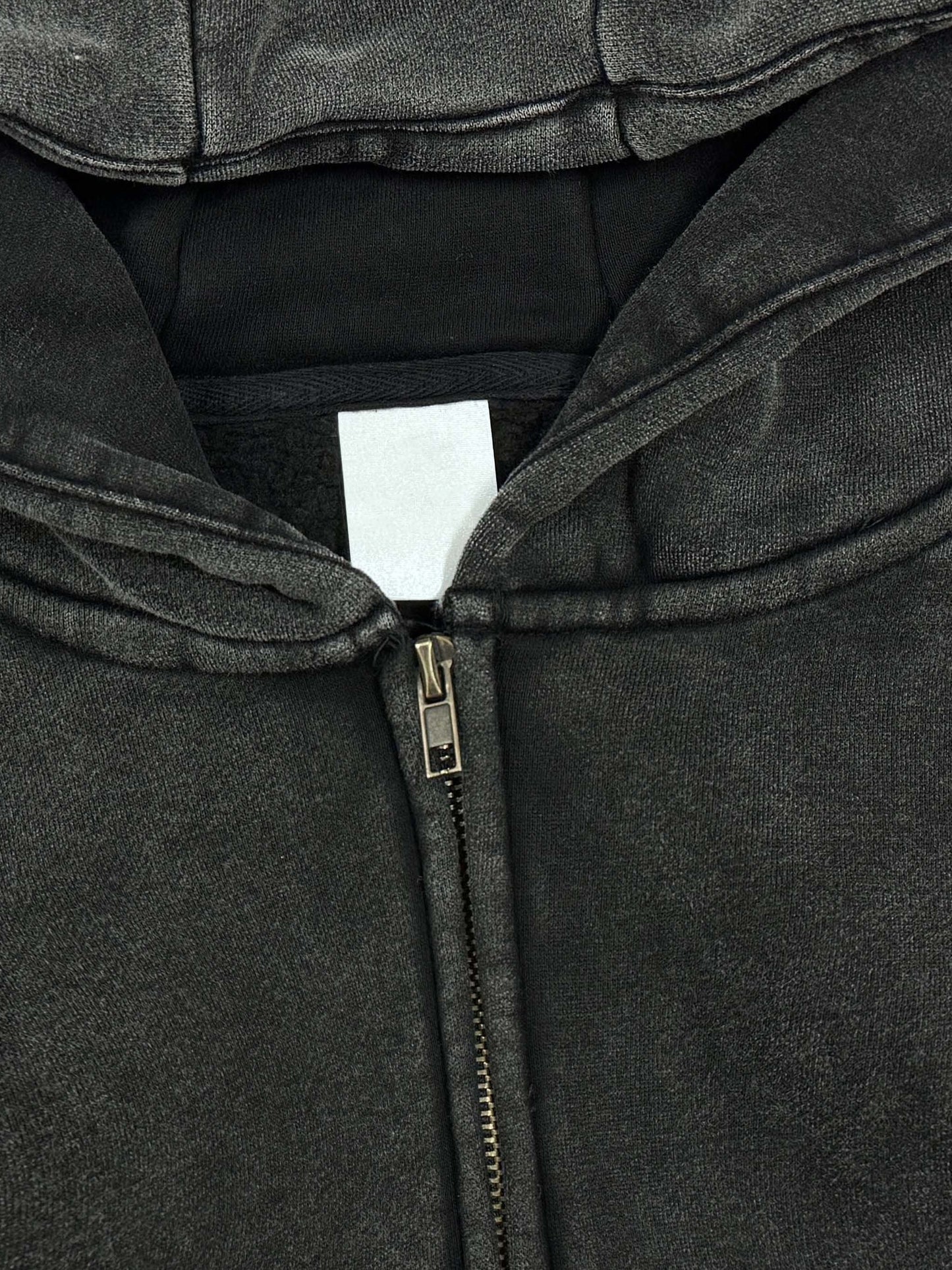 "The OG - Zip" Streetwear Acid Washed Zip Fleece Hoodie Jacket - 360 GMS