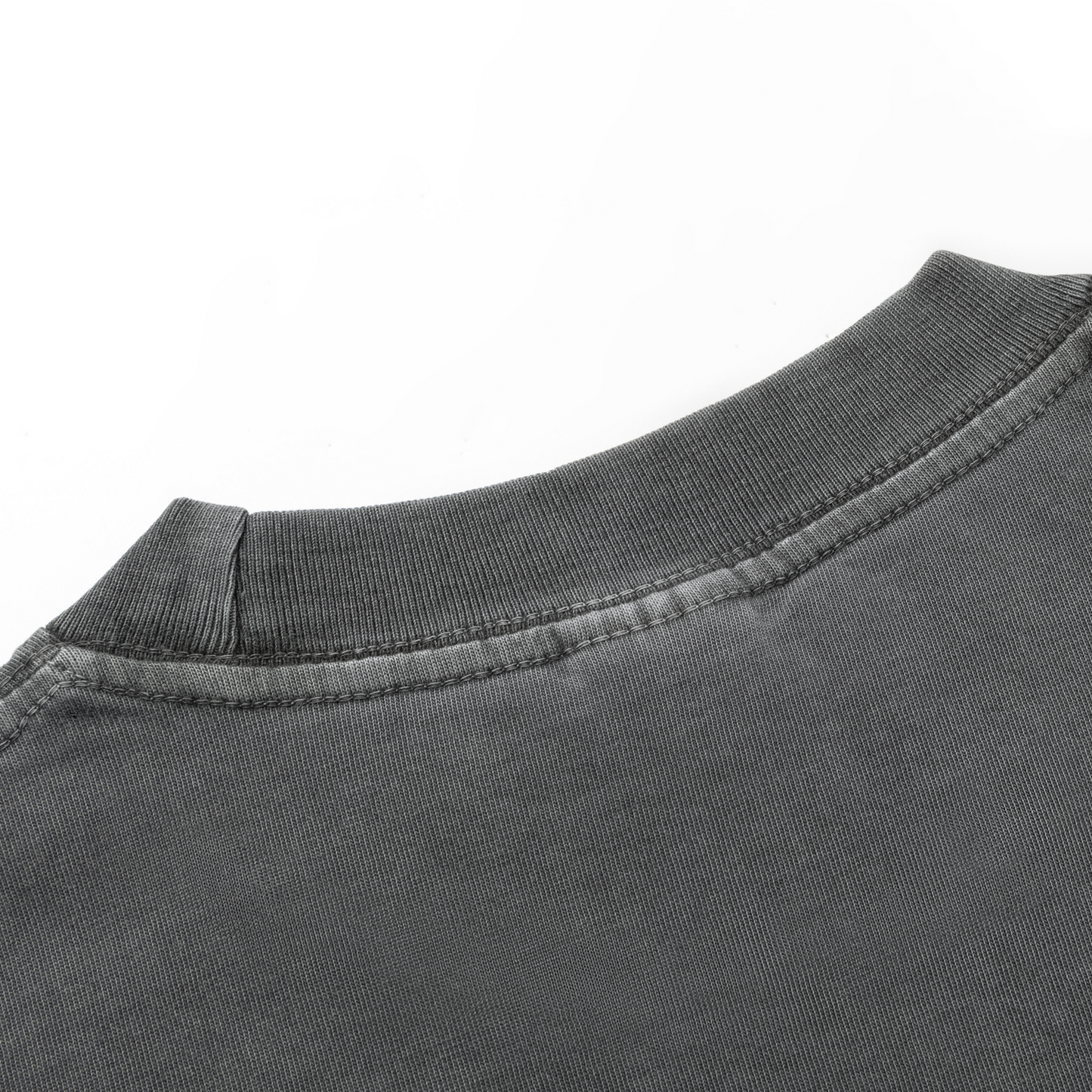 "The OG" (Dark Gray & Black) Classic Wash T-Shirt - 280 GSM