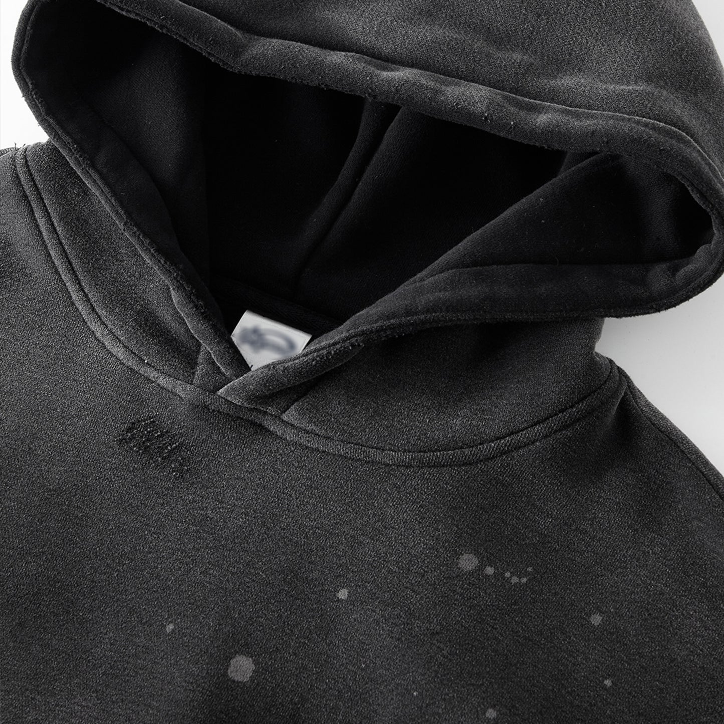 "The OG" Vintage Wash Frayed Fleece Hoodie - 360 GSM